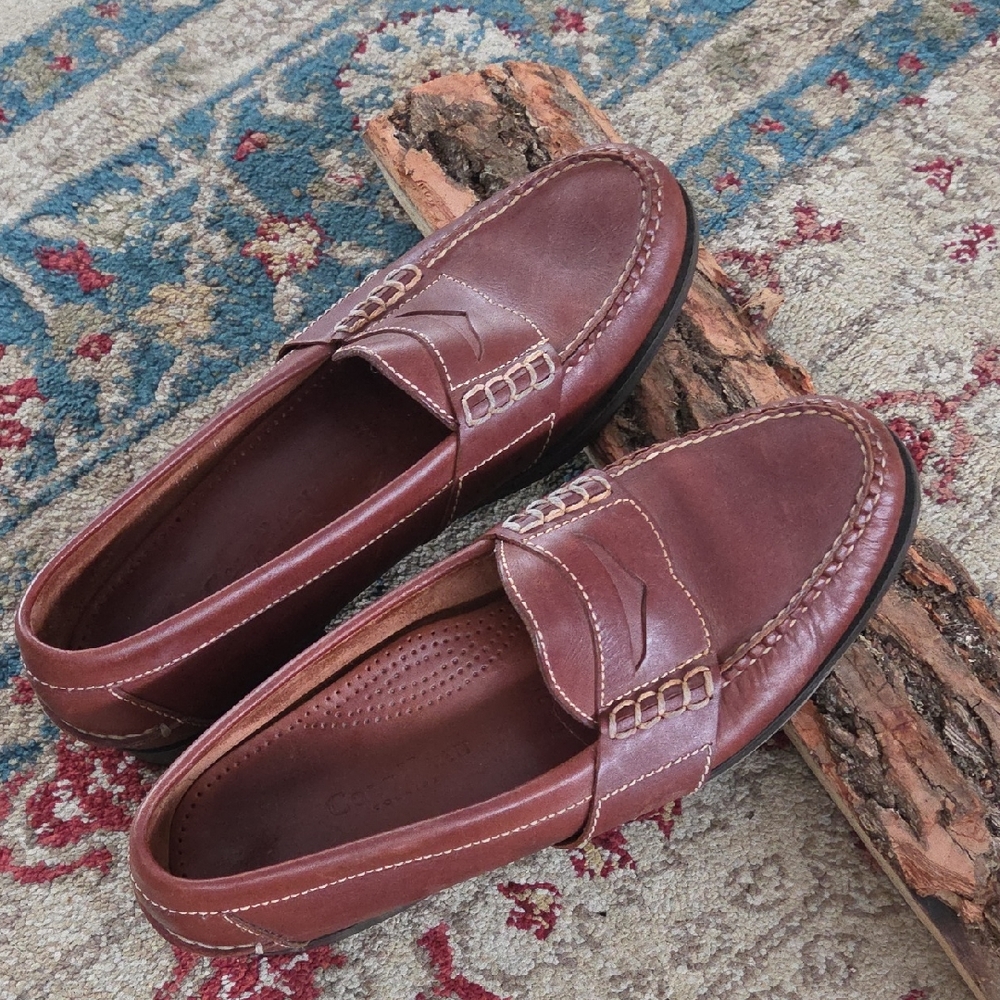 Cole Haan Rich Brown Leather Loafers